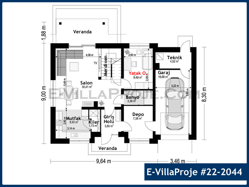 Ev Villa Proje #22 - 2044