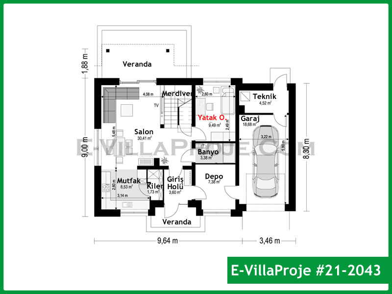 Ev Villa Proje #21 - 2043