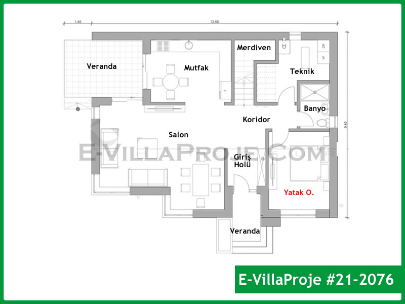 Ev Villa Proje #21 - 2076
