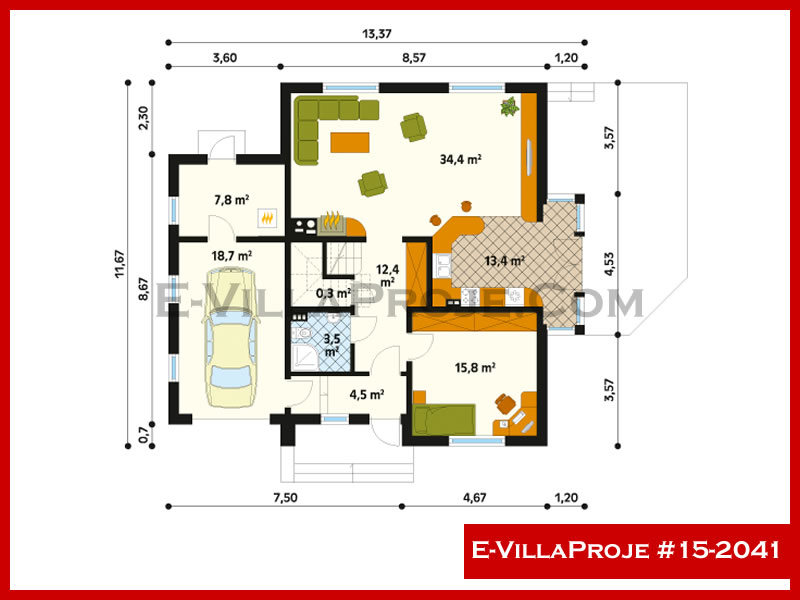 Ev Villa Proje #15 - 2041