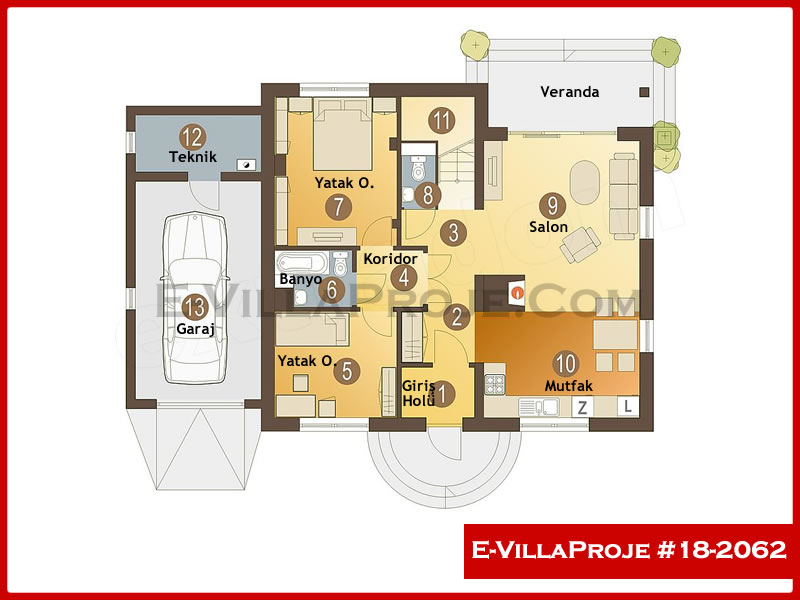 Ev Villa Proje #18 - 2062