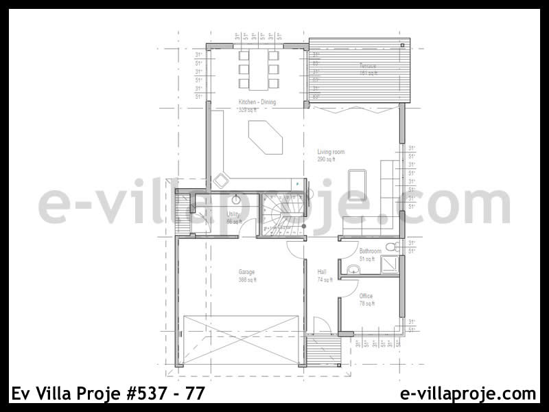 Ev Villa Proje #537 - 77
