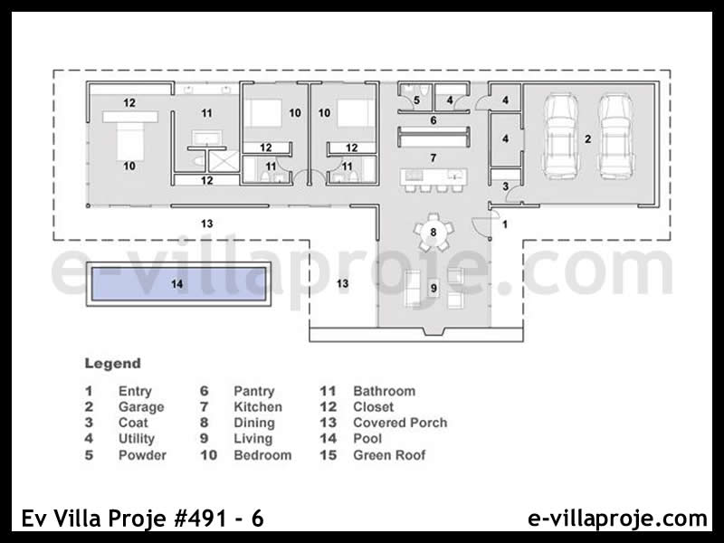 Ev Villa Proje #491 - 6