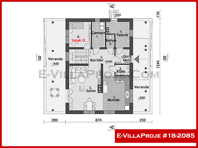 Ev Villa Proje #18 - 2085