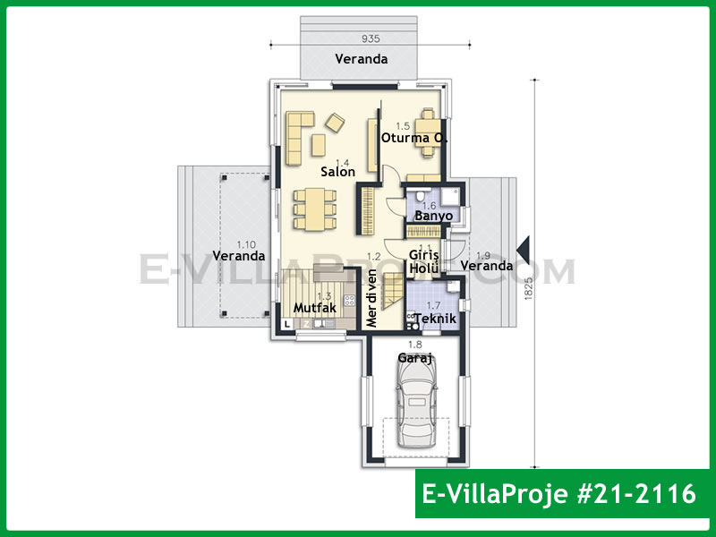 Ev Villa Proje #21 - 2116