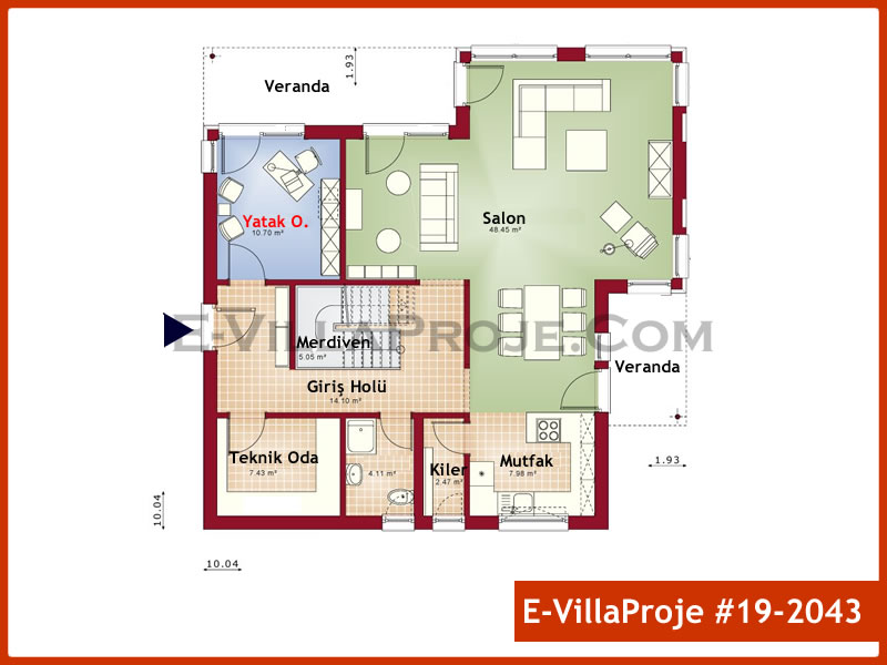 Ev Villa Proje #19 - 2043