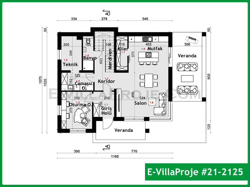 Ev Villa Proje #21 - 2125