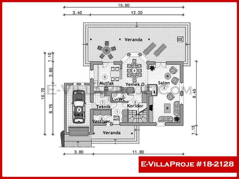 Ev Villa Proje #18 - 2128