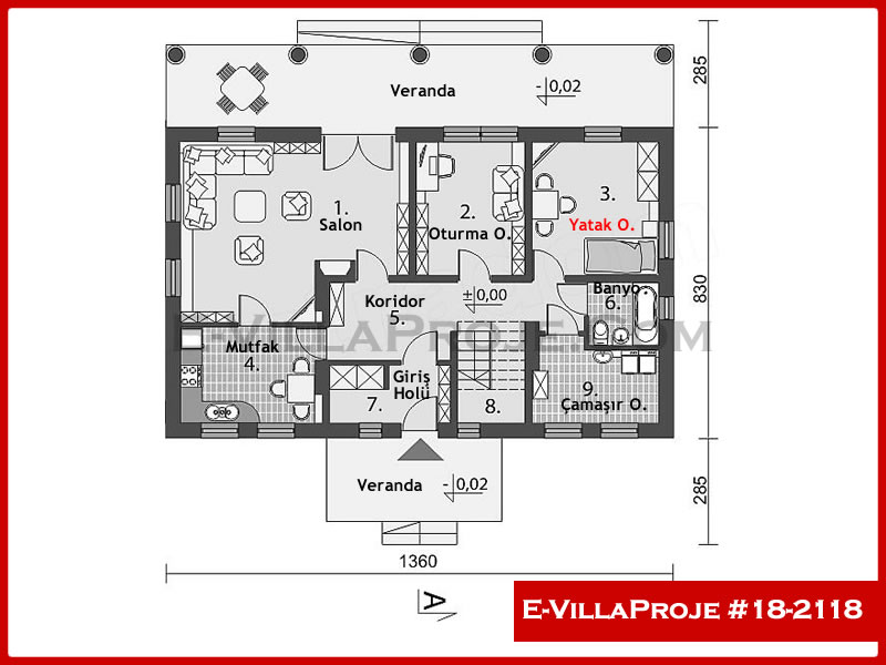 Ev Villa Proje #18 - 2118