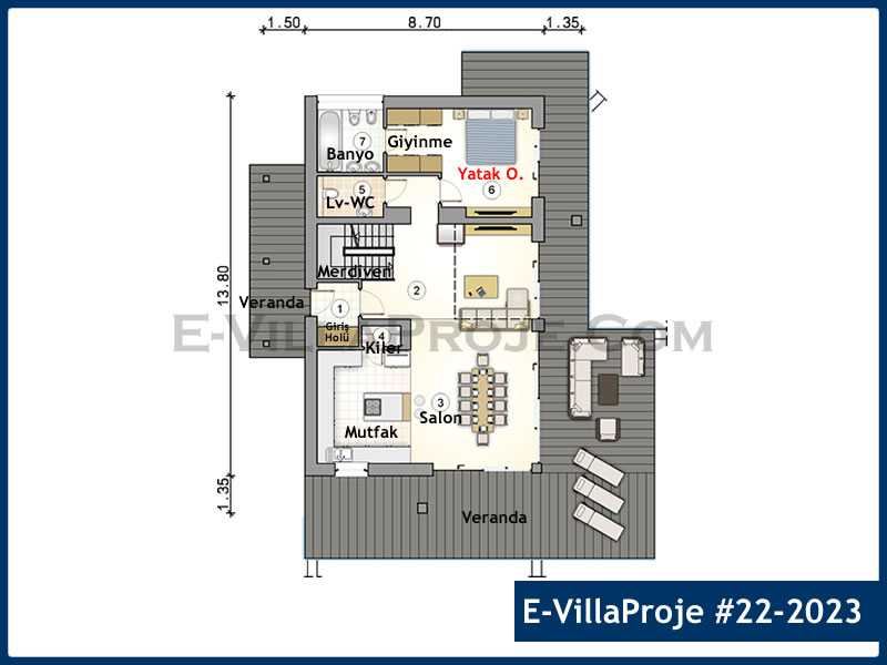 Ev Villa Proje #22 - 2023