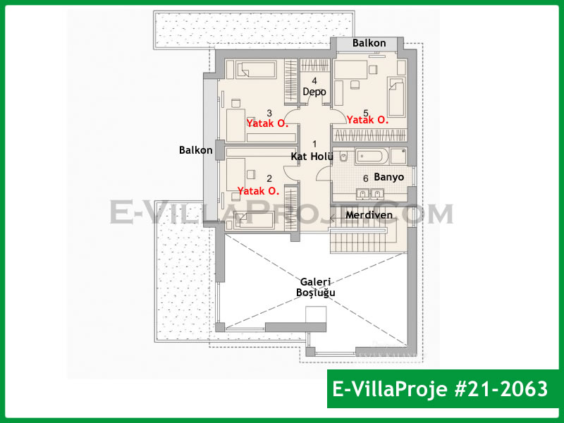 Ev Villa Proje #21 - 2063