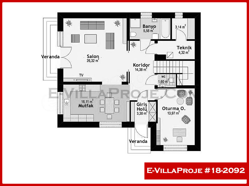 Ev Villa Proje #18 - 2092