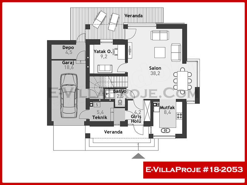 Ev Villa Proje #18 - 2053