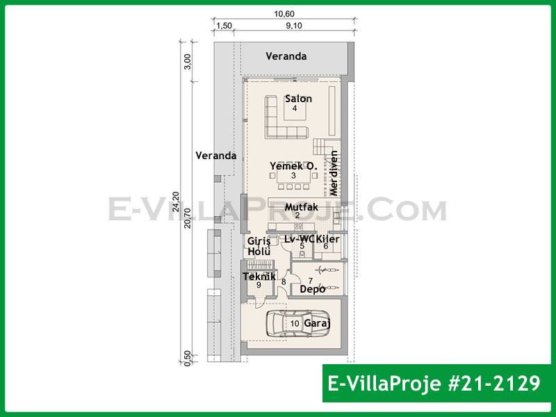 Ev Villa Proje #21 - 2129