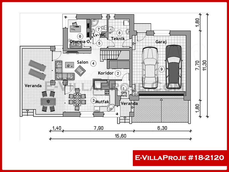 Ev Villa Proje #18 - 2120