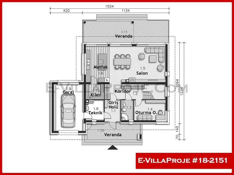 Ev Villa Proje #18 - 2151