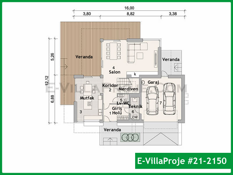 Ev Villa Proje #21 - 2150