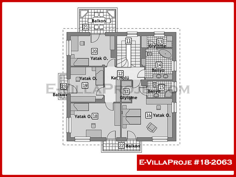 Ev Villa Proje #18 - 2063