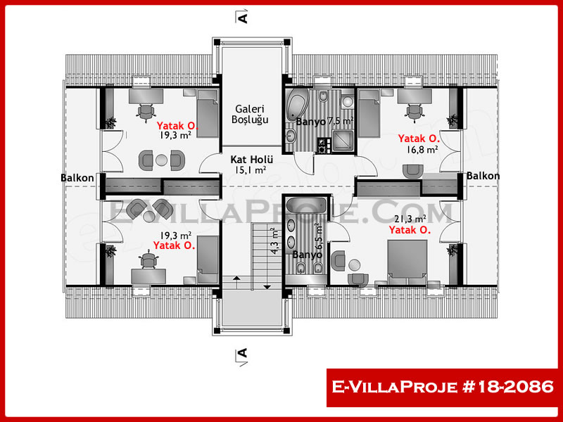 Ev Villa Proje #18 - 2086