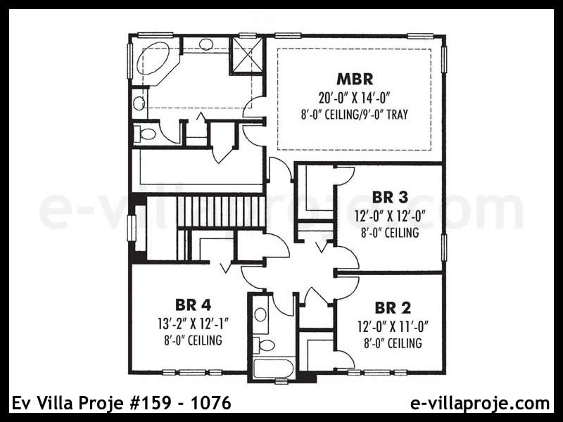 Ev Villa Proje #159 - 1076
