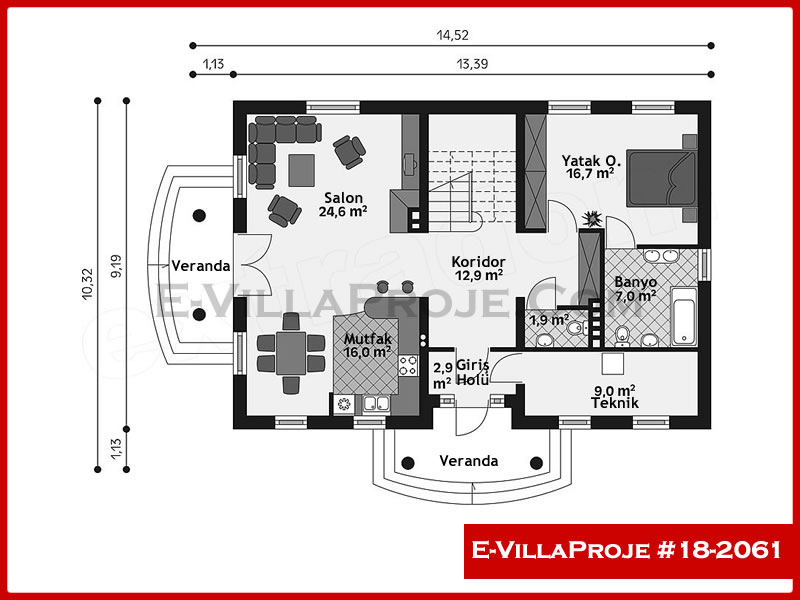 Ev Villa Proje #18 - 2061