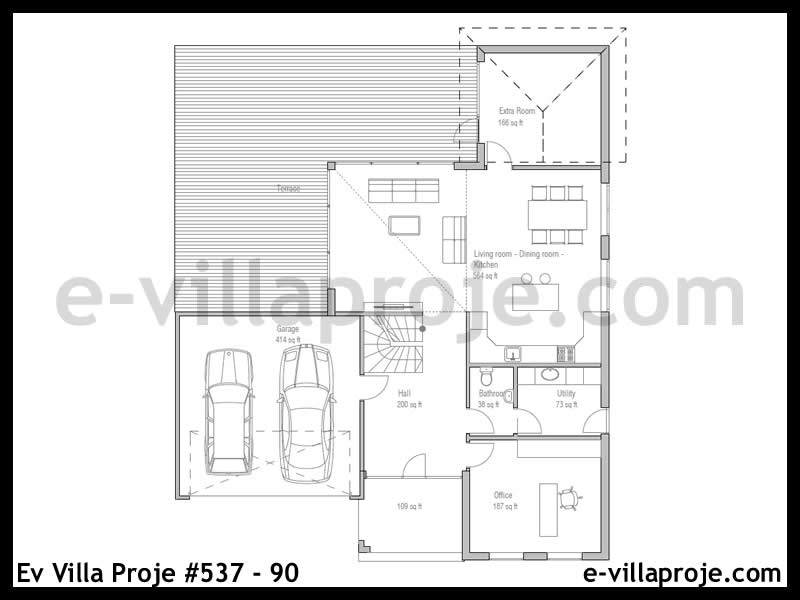 Ev Villa Proje #537 - 90