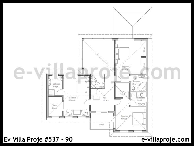 Ev Villa Proje #537 - 90