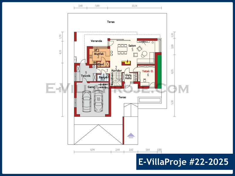 Ev Villa Proje #22 - 2025