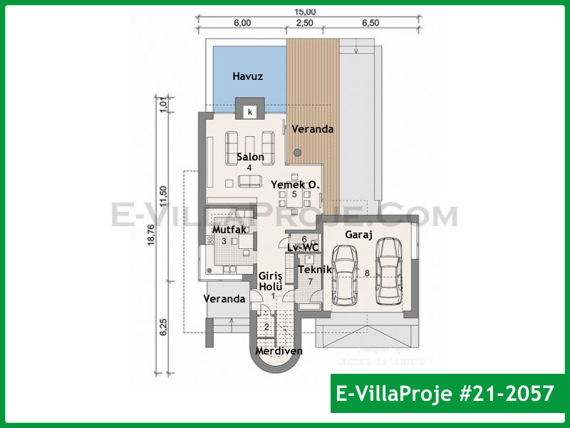 Ev Villa Proje #21 - 2057
