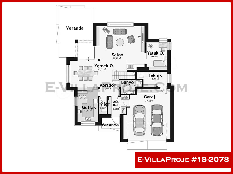 Ev Villa Proje #18 - 2078