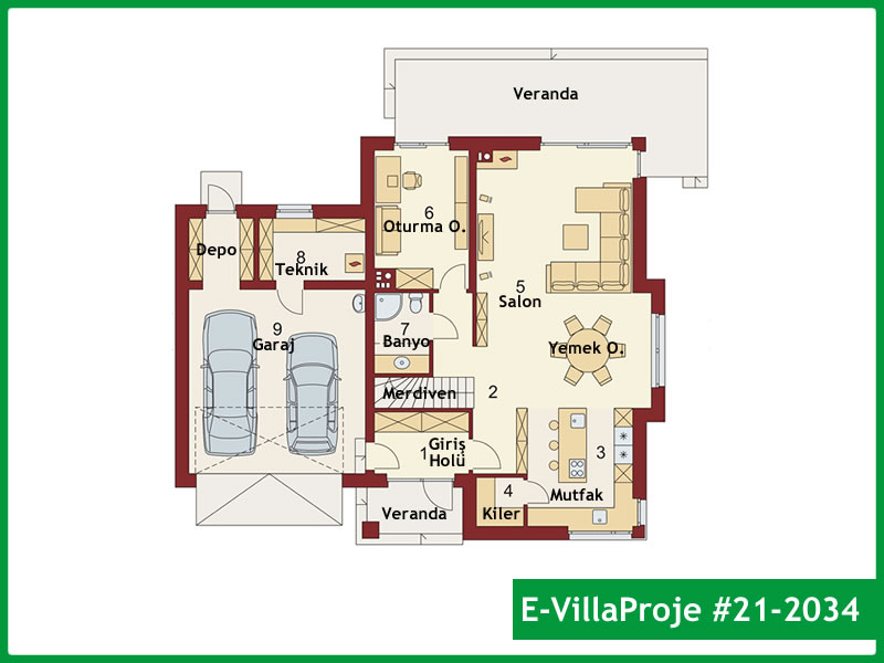 Ev Villa Proje #21 - 2034