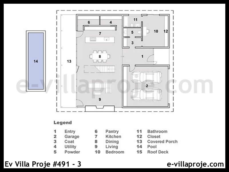 Ev Villa Proje #491 - 3