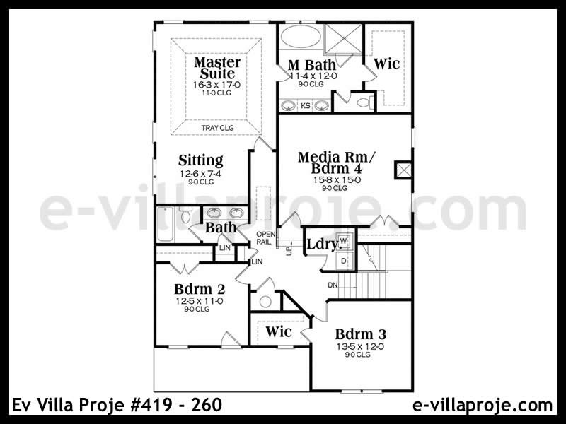Ev Villa Proje #419 - 260