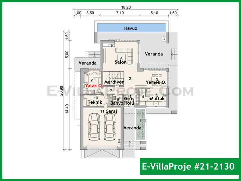 Ev Villa Proje #21 - 2130