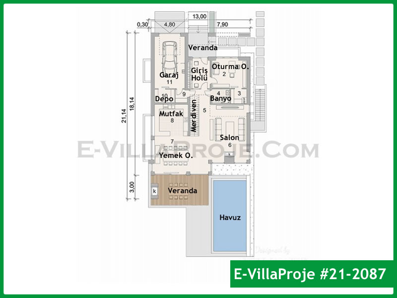 Ev Villa Proje #21 - 2087