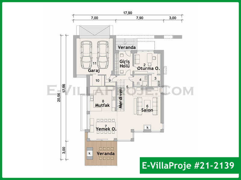 Ev Villa Proje #21 - 2139