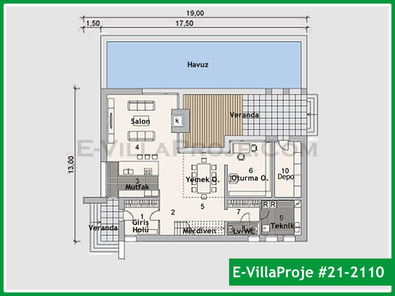 Ev Villa Proje #21 - 2110