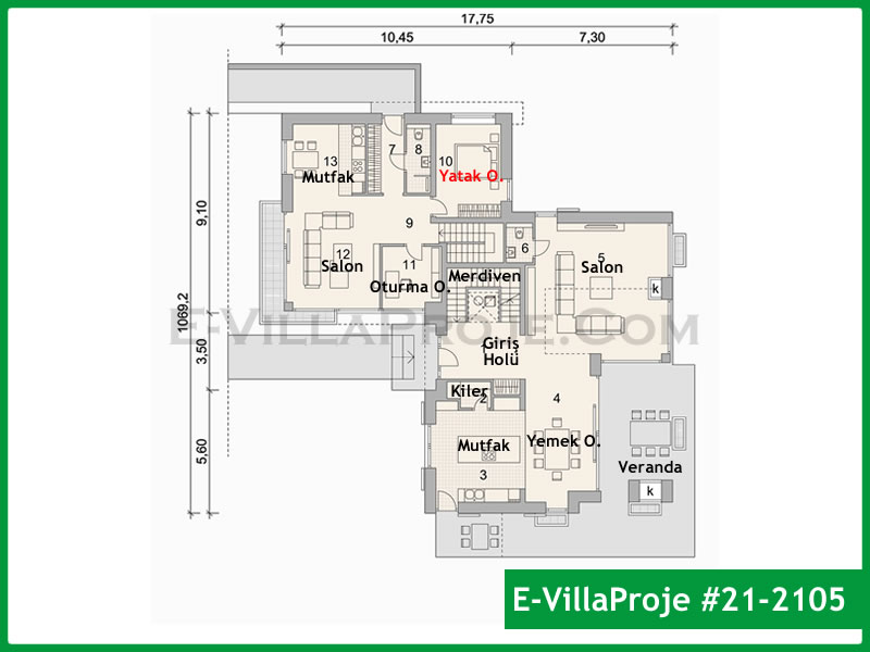 Ev Villa Proje #21 - 2105