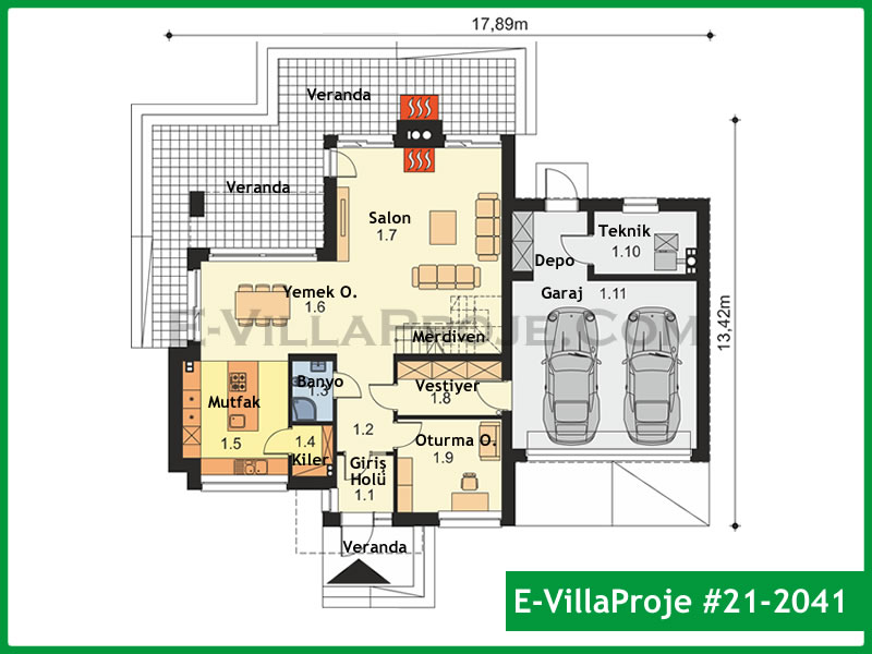 Ev Villa Proje #21 - 2041