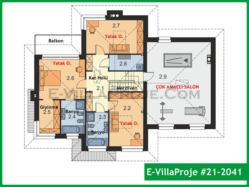 Ev Villa Proje #21 - 2041