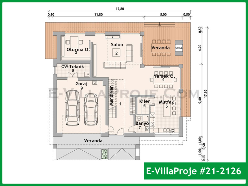 Ev Villa Proje #21 - 2126