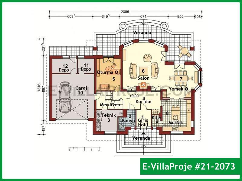 Ev Villa Proje #21 - 2073