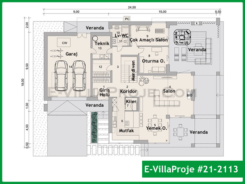 Ev Villa Proje #21 - 2113