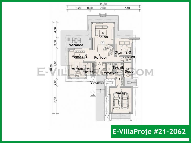 Ev Villa Proje #21 - 2062