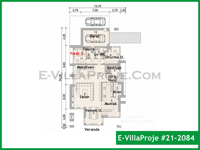 Ev Villa Proje #21 - 2084