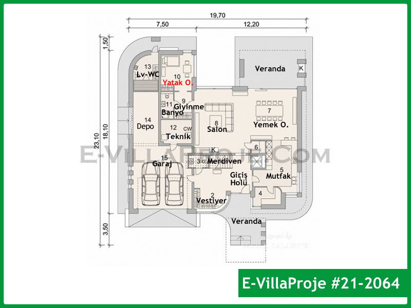 Ev Villa Proje #21 - 2064