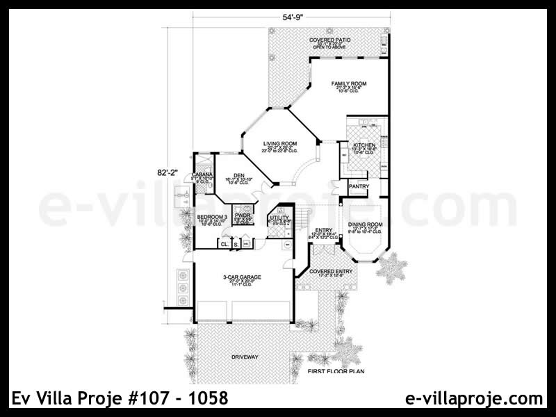 Ev Villa Proje #107 - 1058