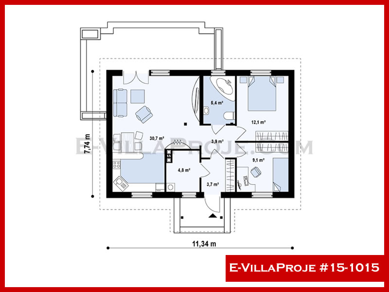 Ev Villa Proje #15 - 1015