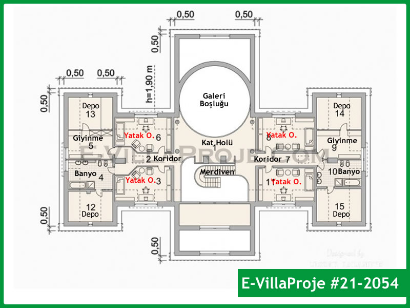 Ev Villa Proje #21 - 2054