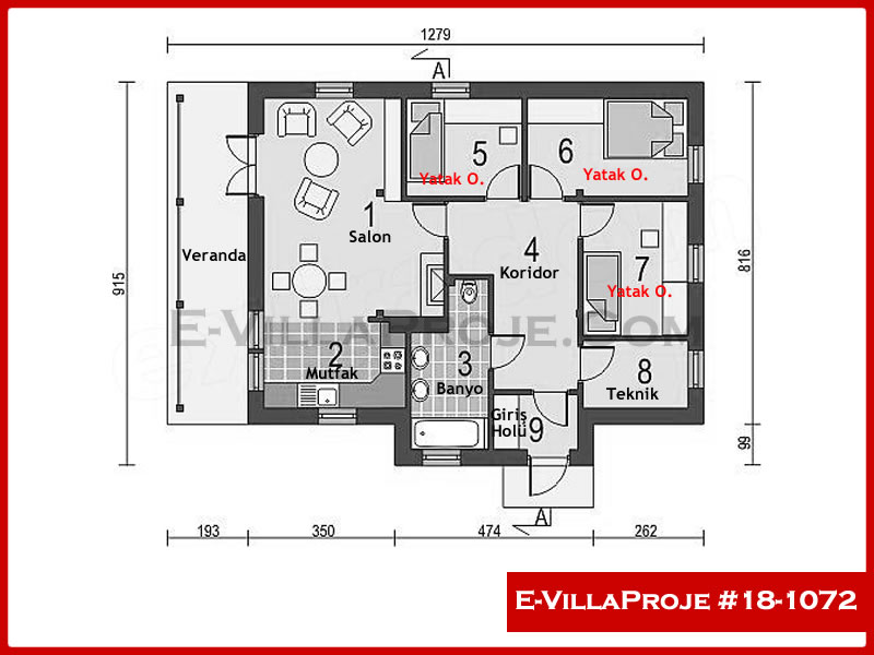 Ev Villa Proje #18 - 1072
